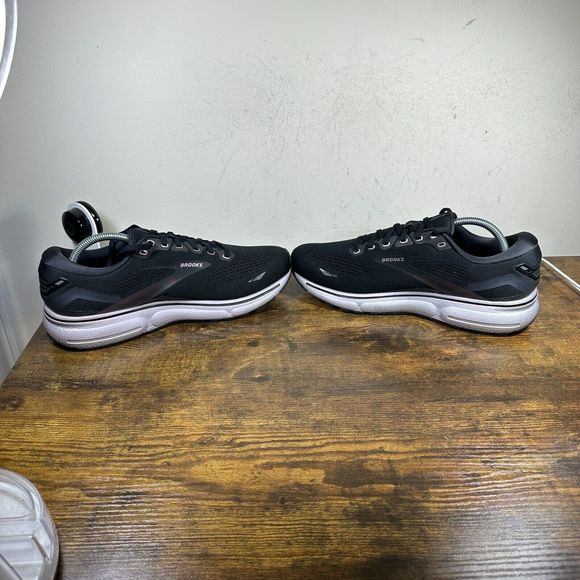 Brooks Ghost 15 Black Pink Rose Athletic Shoes Sneakers Women's Size 12 D - Picture 5 of 8